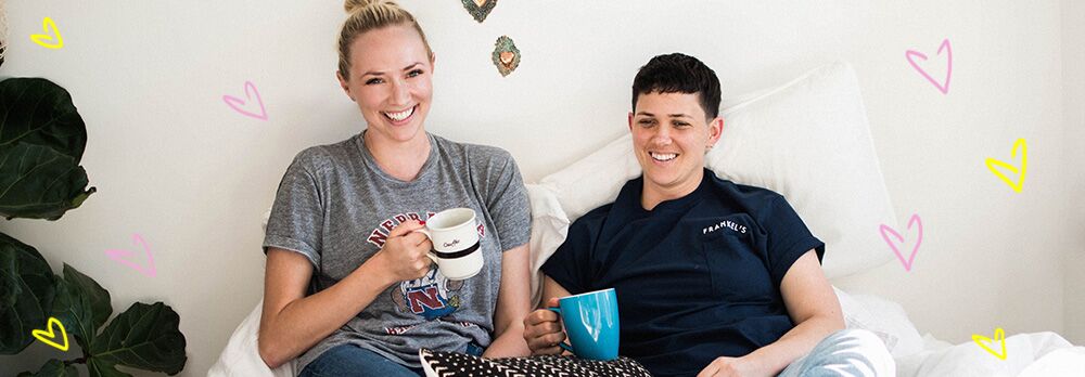    | Brooklinen models Katie and Rachel 